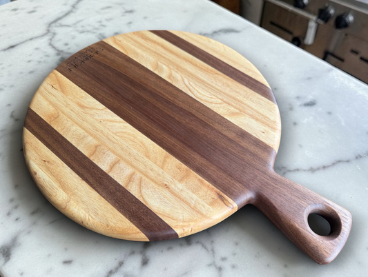 Heavy Duty Walnut & Ash 12" Round