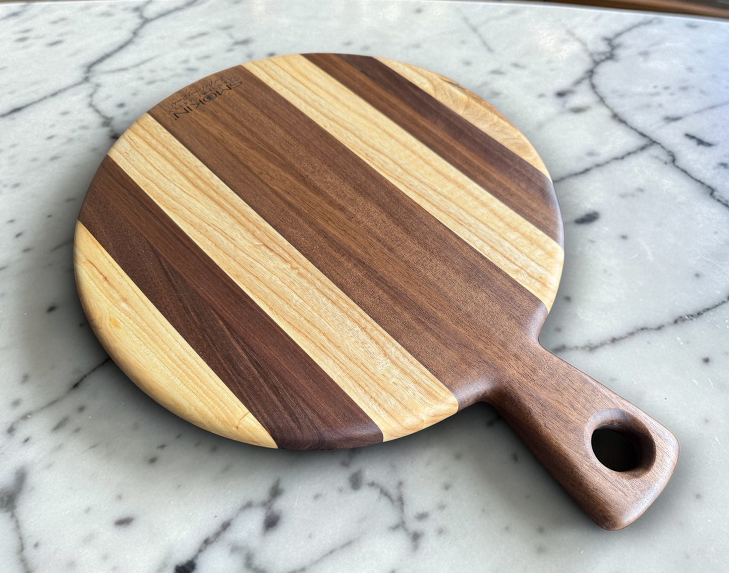 Heavy Duty Walnut & Ash 12" Round