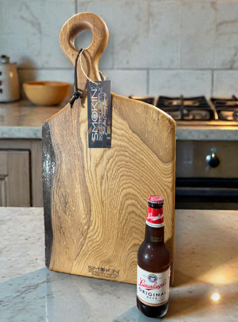 White Oak Live Edge Charcuterie Board