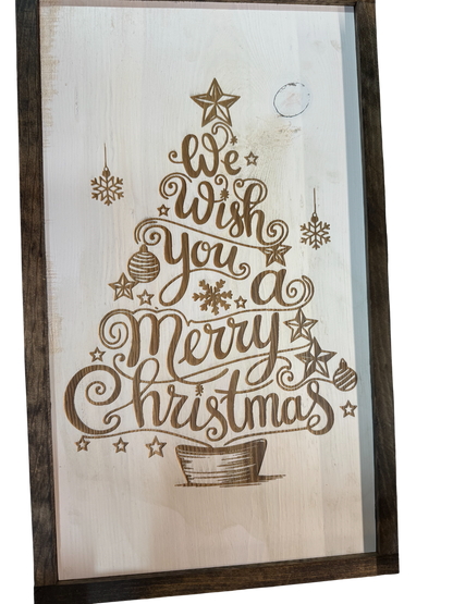 Laser Engraved Vintage Christmas Signs - Smokin' Somethin' Supply