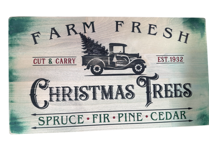 Laser Engraved Vintage Christmas Signs - Smokin' Somethin' Supply