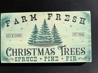 Laser Engraved Vintage Christmas Signs - Smokin' Somethin' Supply