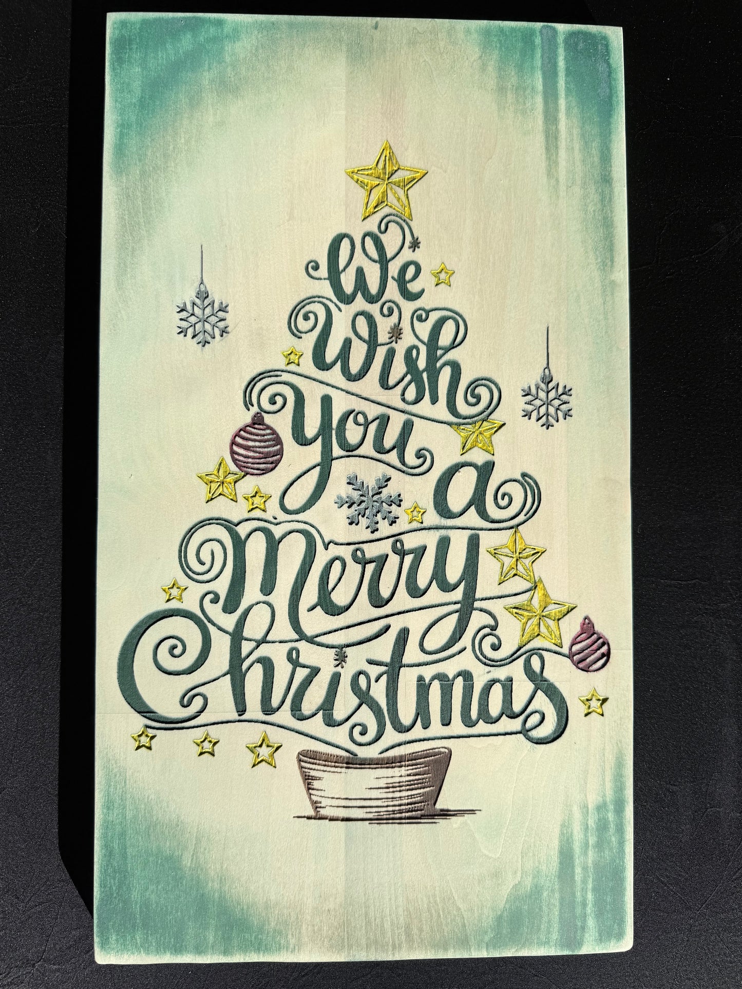 Laser Engraved Vintage Christmas Signs - Smokin' Somethin' Supply
