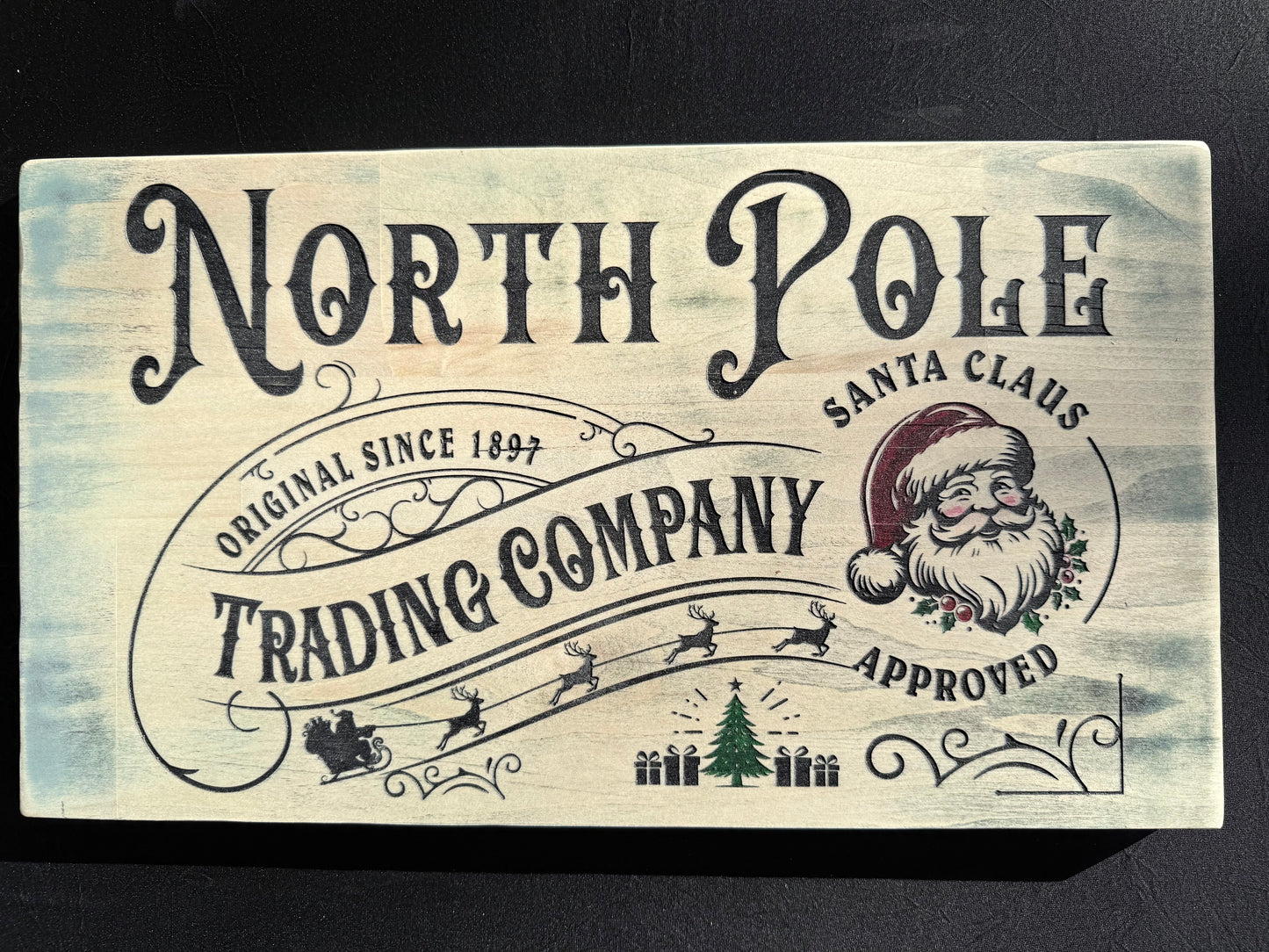 Laser Engraved Vintage Christmas Signs - Smokin' Somethin' Supply