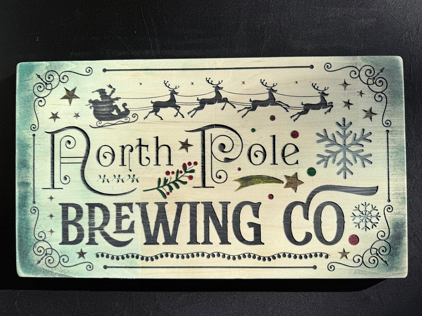 Laser Engraved Vintage Christmas Signs - Smokin' Somethin' Supply