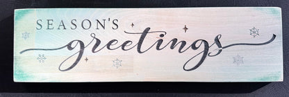 Small Laser Engraved Vintage Christmas Sign - Smokin' Somethin' Supply