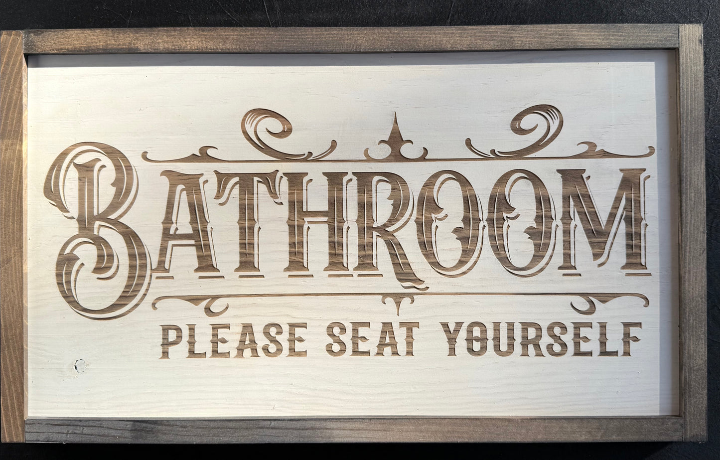 Laser Engraved Vintage Sign - Smokin' Somethin' Supply