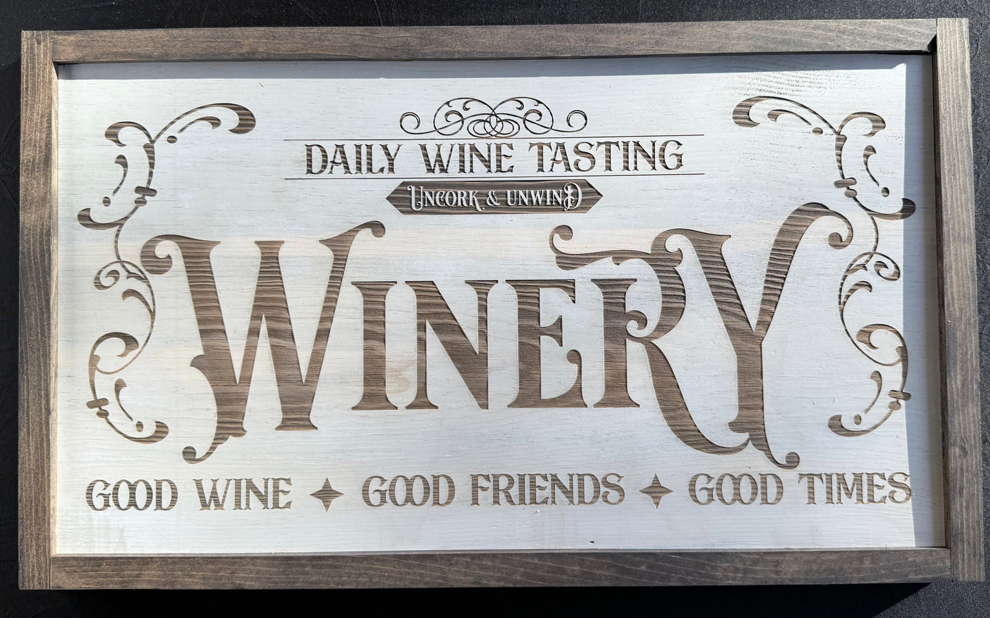 Laser Engraved Vintage Sign - Smokin' Somethin' Supply