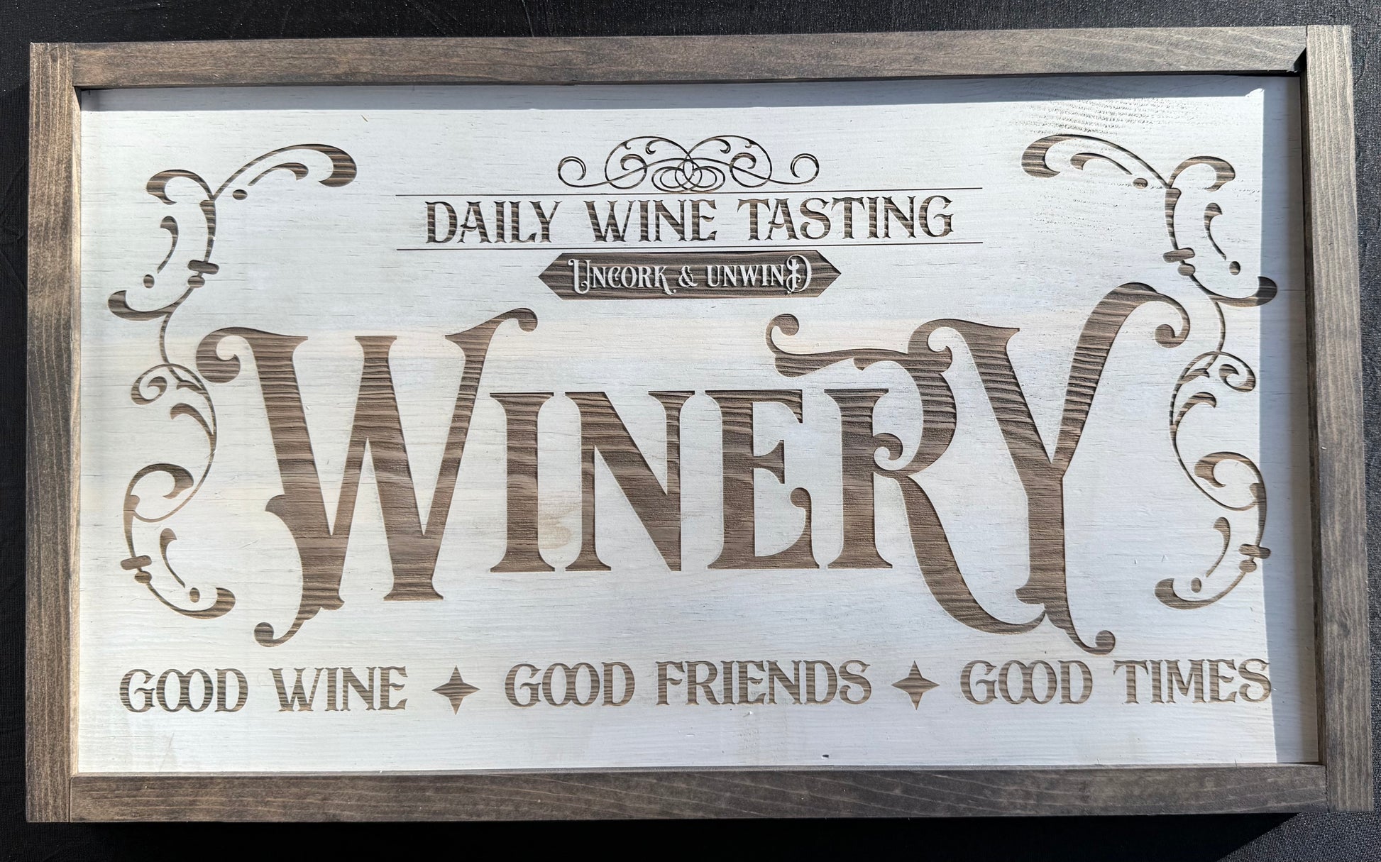 Laser Engraved Vintage Sign - Smokin' Somethin' Supply