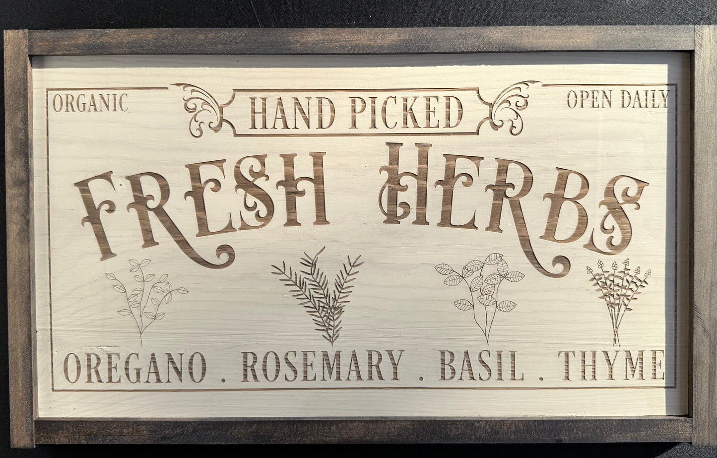 Laser Engraved Vintage Sign - Smokin' Somethin' Supply