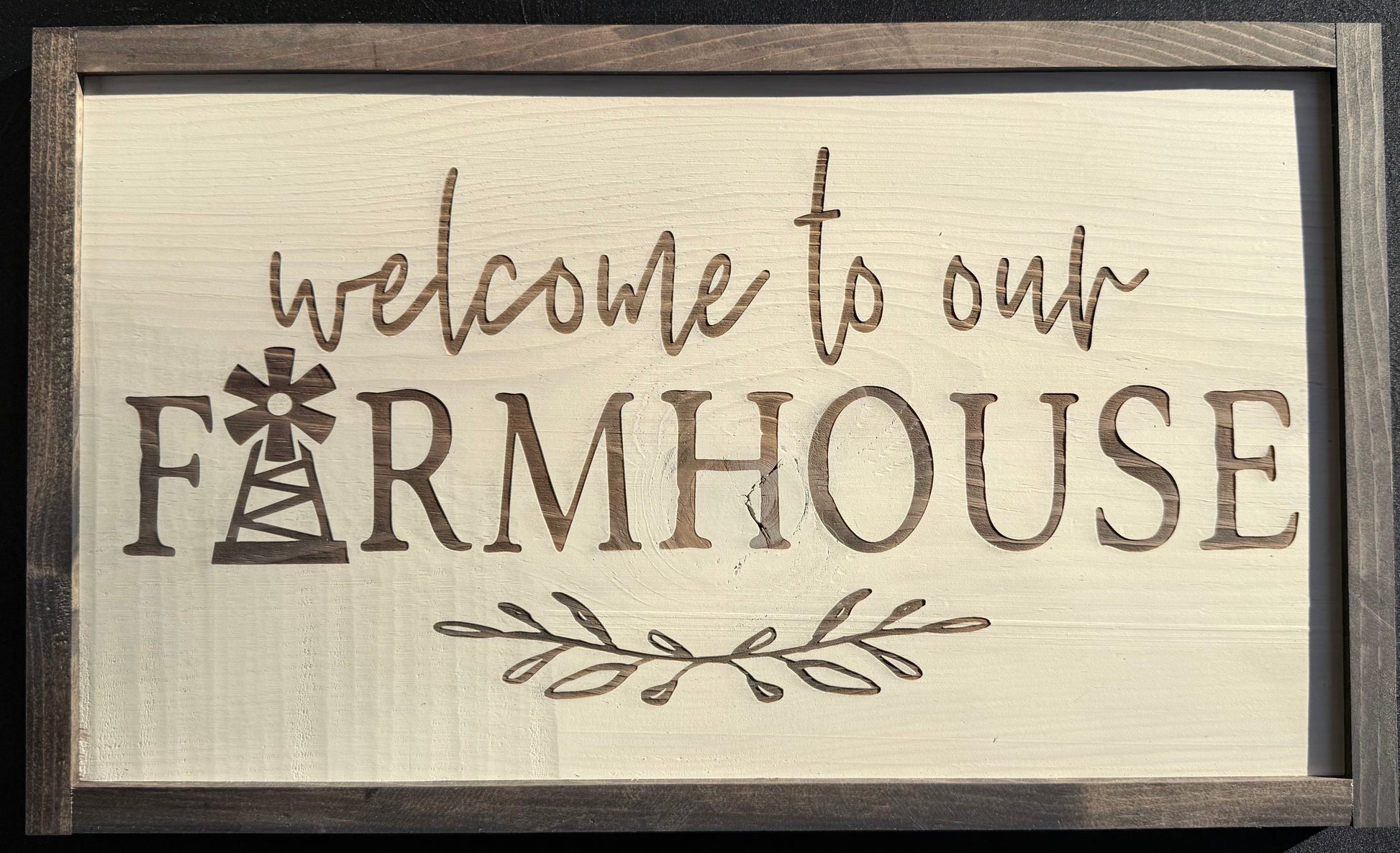 Laser Engraved Farmhouse Signs - Smokin' Somethin' Supply