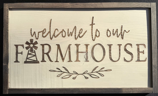 Laser Engraved Farmhouse Signs - Smokin' Somethin' Supply