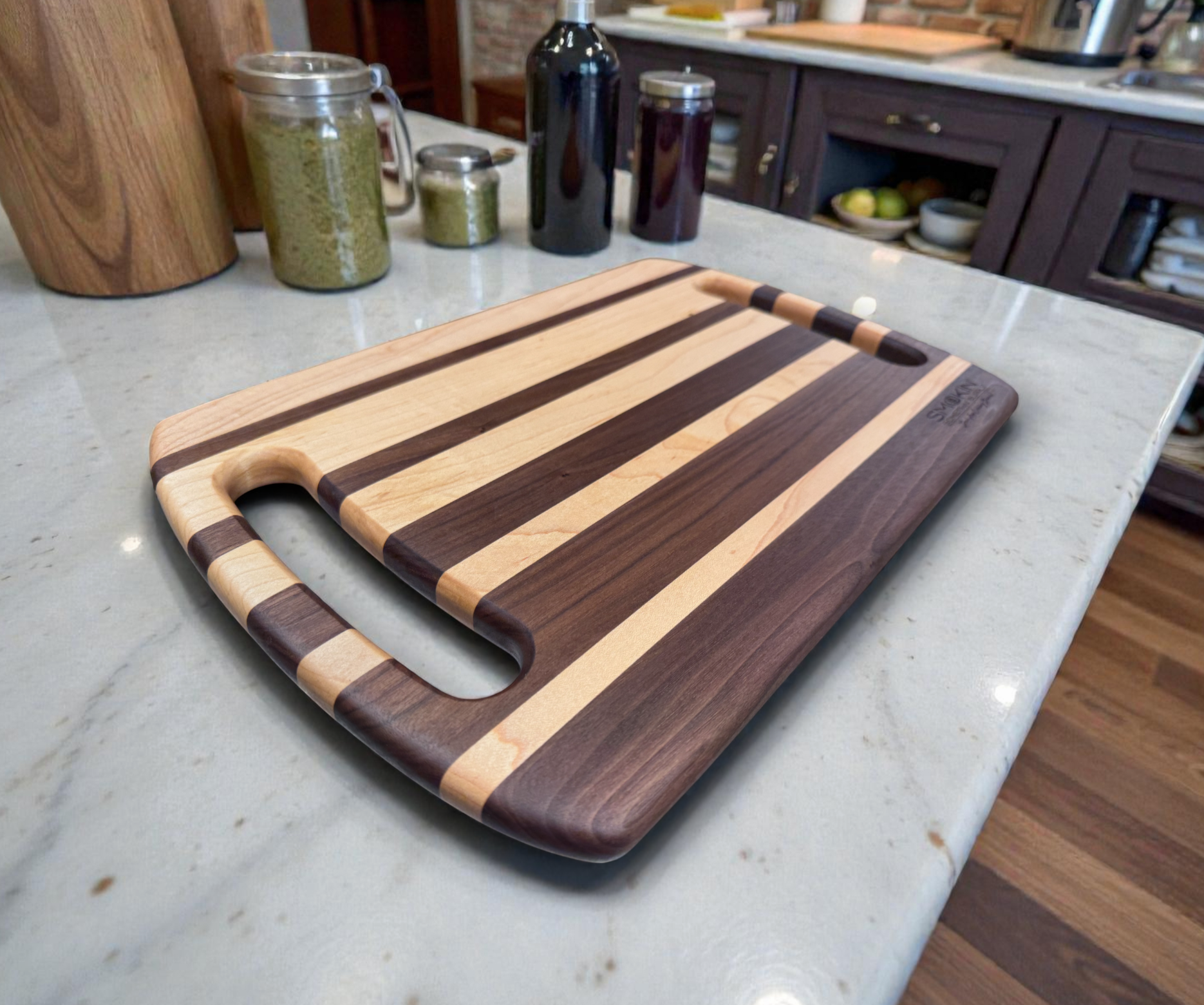 Two Handle Charcuterie Board - Smokin' Somethin' Supply