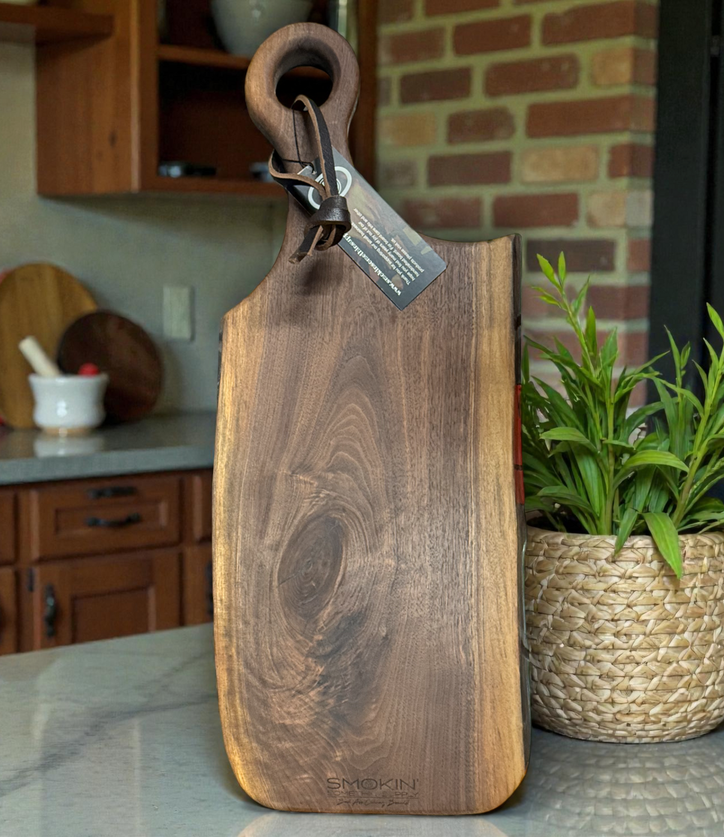 Walnut Live Edge Charcuterie Board (#1) - Smokin' Somethin' Supply