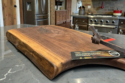 Walnut Live Edge Charcuterie Board (#1) - Smokin' Somethin' Supply
