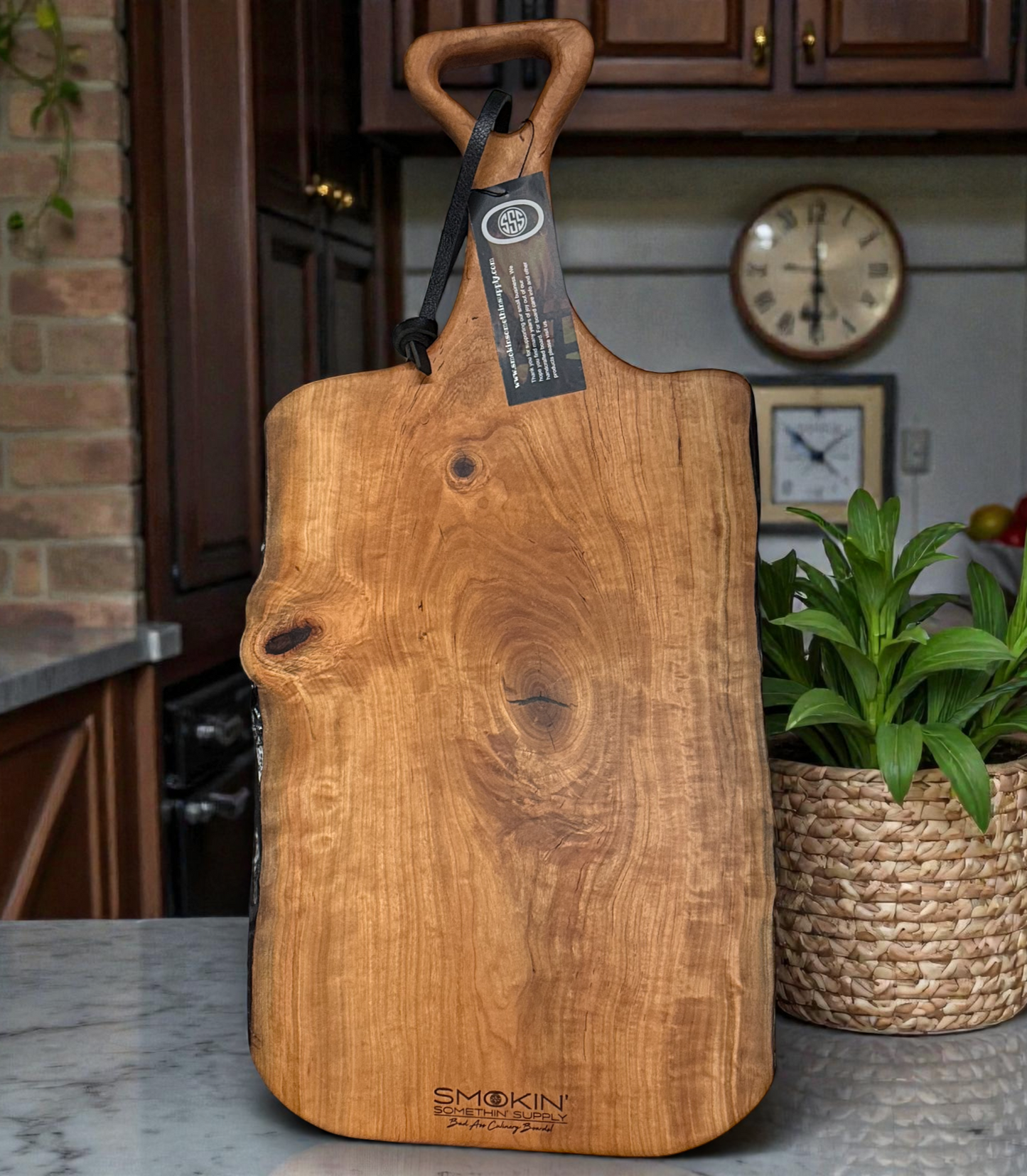 Cherry Live Edge Charcuterie Board - Smokin' Somethin' Supply