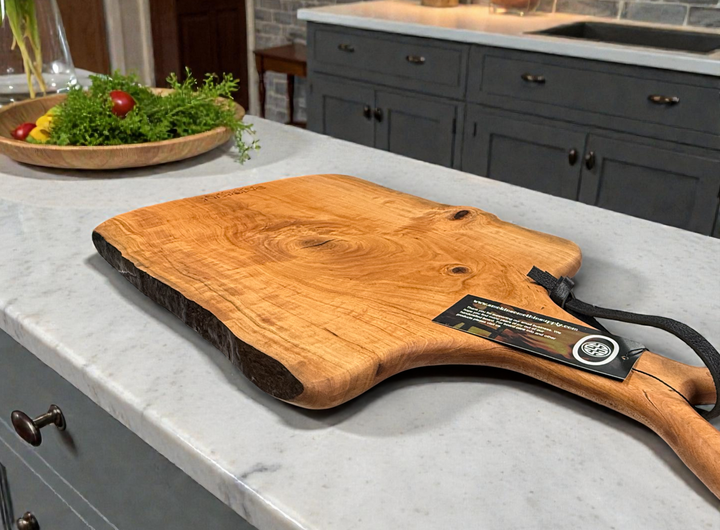 Cherry Live Edge Charcuterie Board - Smokin' Somethin' Supply