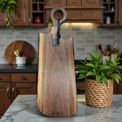 Walnut Live Edge Charcuterie Board (#3) - Smokin' Somethin' Supply