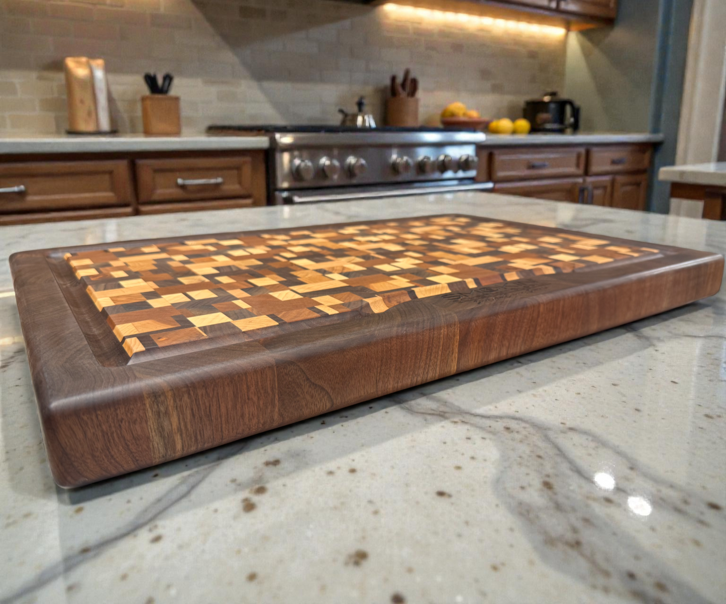 Kaos End Grain Block & Cheese Slicer