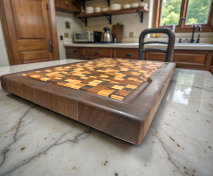 Kaos End Grain Block & Cheese Slicer