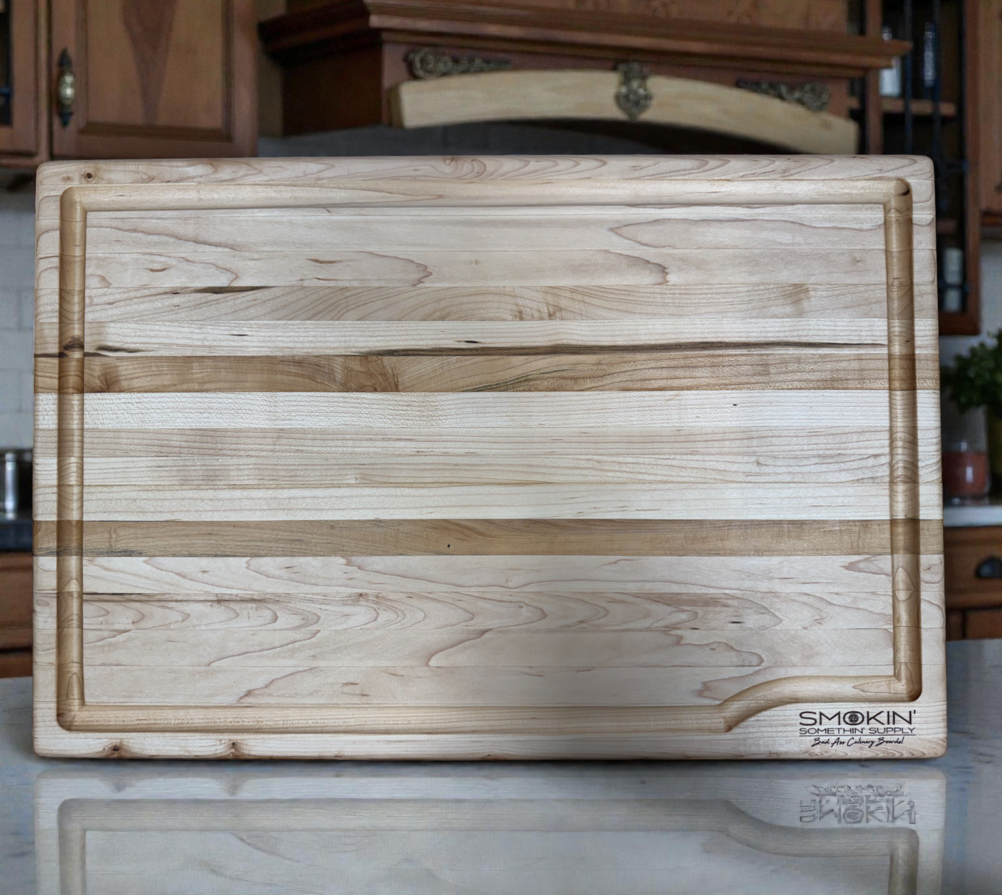 Large Edge Grain Cutting / BBQ / Prime Rib Board – Smokin' Somethin' Supply