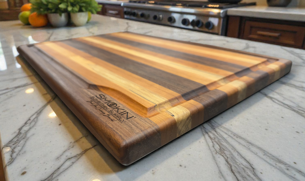Mini Rib Board Large Edge Grain Cutting / BBQ / Prime Rib Board – Smokin' Somethin' Supply