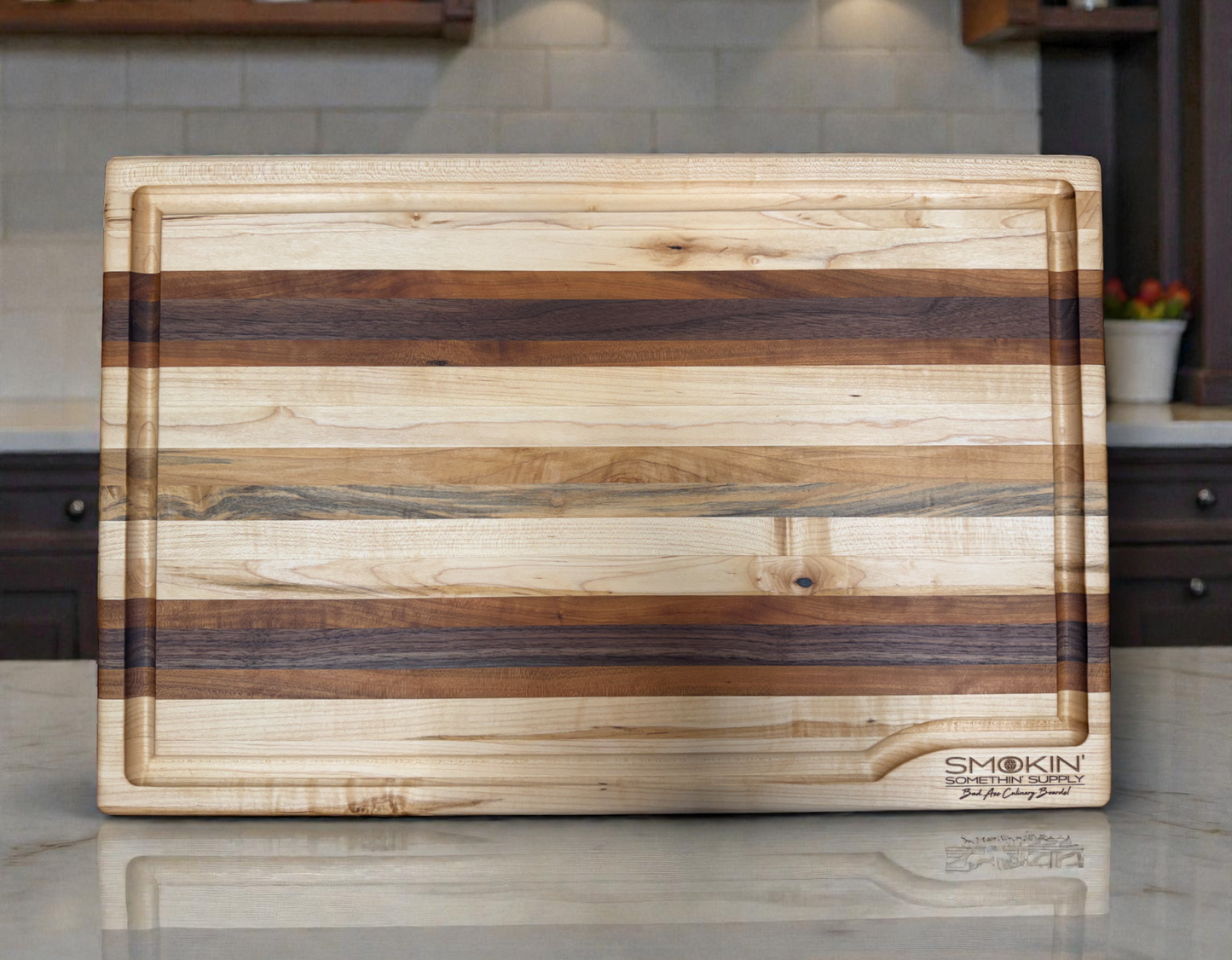 Large Edge Grain Cutting / BBQ / Prime Rib Board
