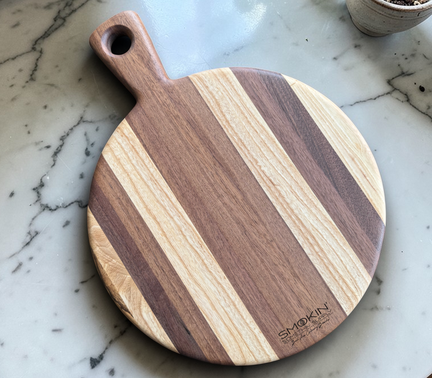 Heavy Duty Walnut & Ash 12" Round