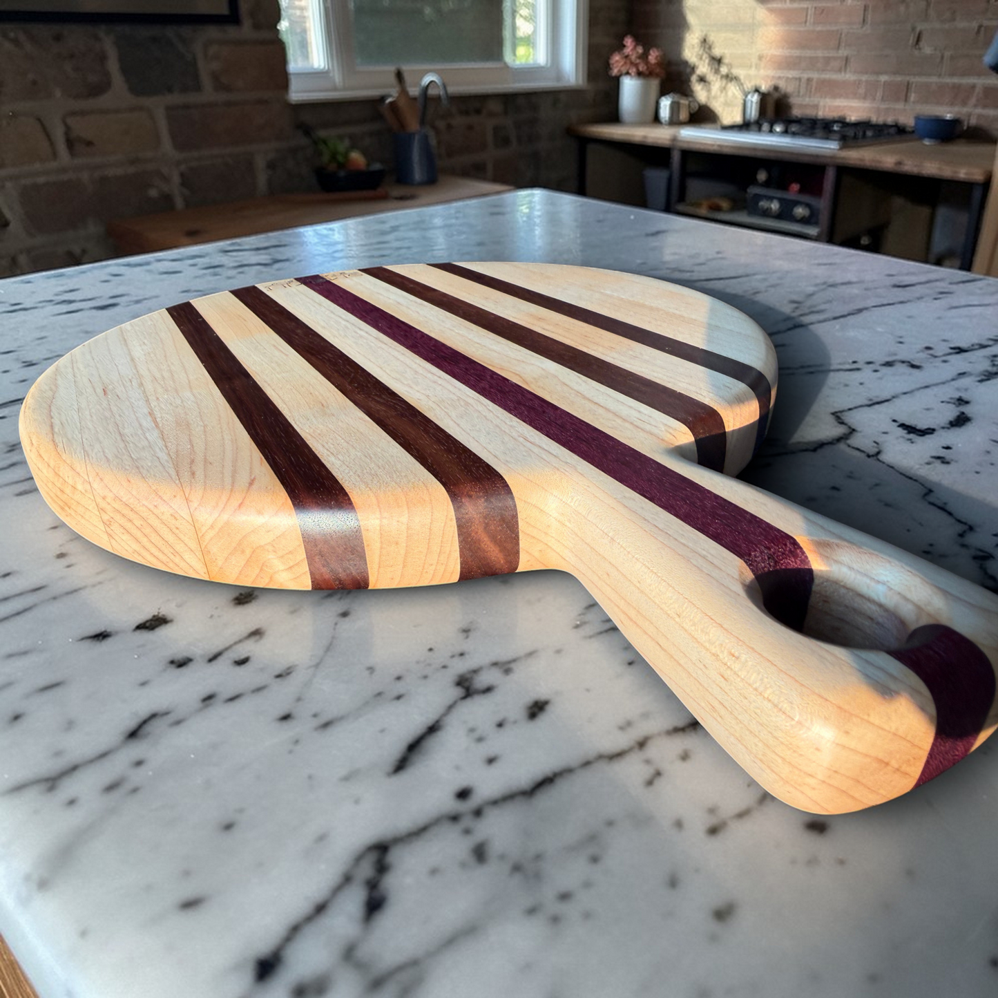 Severe Duty Walnut, Cherry, Purpleheart & Hard Maple — 12" Round