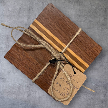 Mixed Hardwood Coasters (Set Of 4)
