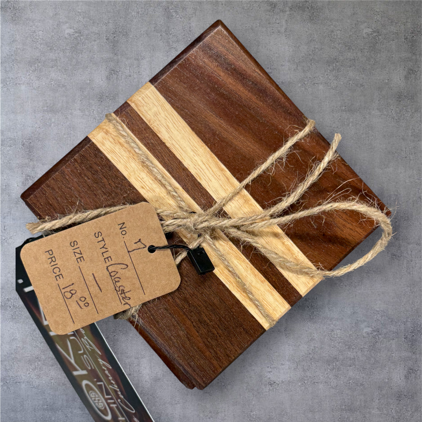 Mixed Hardwood Coasters (Set Of 4)