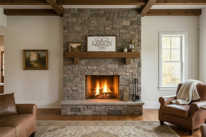 Family Name Laser Engraved Sign