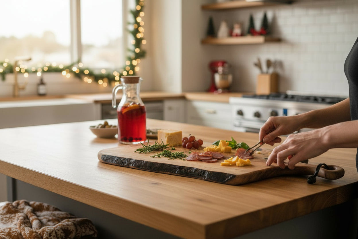 Cherry Live Edge Charcuterie Board - Smokin' Somethin' Supply